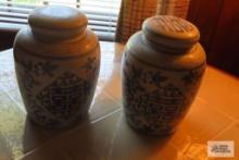 Oriental jardinieres with lids made in China