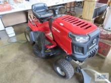 Troy-Bilt, 42-inch, Pony 7 speed, riding mower with power built 17.5 hp engine. Turned...over with a