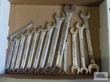 Craftsman open-ended metric wrenches and regular metric wrenches