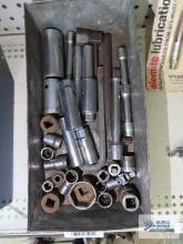 Assorted sockets, Allen wrenches and extensions. Mostly Craftsman.