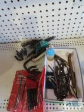 Assorted Allen wrenches and etc