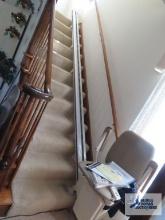 SL400 VANTAGE STAIR LIFT, SET UP FOR 12 STAIRS. Overall length of stairlift is 12 ft . Stairs are 10