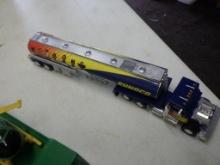 Plastic Buddy L Car Hauler, BP Chopper Truck, and Sunoco Tanker Truck