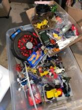 Tote of Miscellaneous Toy Cars