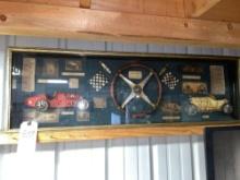 The History Of Car Racing Display Case