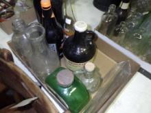 Assorted Antique Glass Bottles