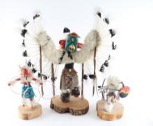 Lot of 3 Kachina Dancers