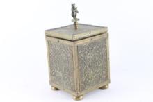 Victorian Brass Tea Caddy