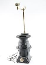 Cast Iron Stove Lamp