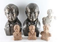 Lot of 6 Busts