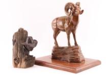 Wood Carving & Bronze Sculpture