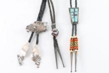 Lot of 3 Bolo Ties