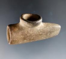Fine 2 3/8" Sandstone Pipe found in Warren Co., Ohio. Ex. Katzenberger collection.