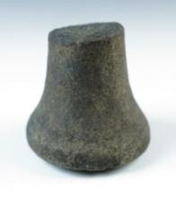 Well made 3 3/4" tall Bell Pestle - Seneca Co., Ohio. Made from well patinated Hardstone.