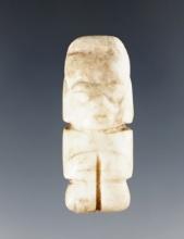 "1 1/2""  Miniature penate figure,  Mixtec, Oaxaca State, Mexico, 900-1400 CE.