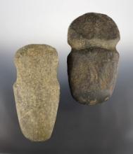 Pair of Hardstone Axes. Kentucky & Missouri. Ex. W.D. Pickerson . The largest is 6"