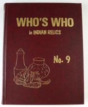 Hardcover Book: "Who's Who in Indian Relics" No. 9, 1st edition in very good condition.