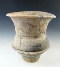 Very large 11" by 11 3/8" tall Ban Chang Pottery Vessel recovered in Thailand.