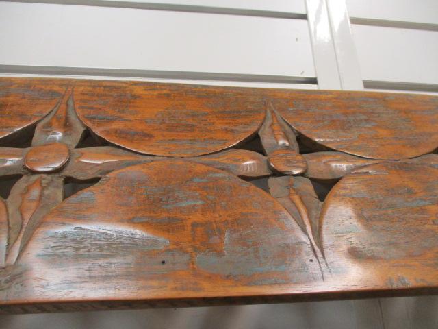 Carved Wood Architectural Panel