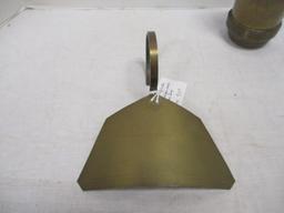 Brilliant Search Mfg. Co. Coal Miner's Helmet Light & Brass Reflector