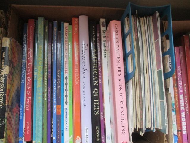 Large Collection of Crafting/Sewing/Painting/Jewelry Making/Home Decorating Books