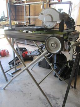 Ryobi 7" Wet Saw with Folding Rolling Stand