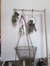 Skeleton Keys and Hanging 3 Tier Basket