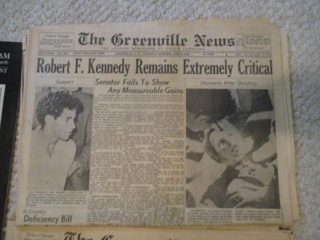 John F. Kennedy and Family Newspapers and Magazines