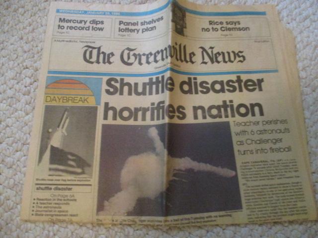 Astronaut and Space Shuttle Newspapers