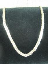 16" Sterling Silver Braided Chain