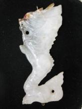 Chinese Carved Jade Pendant of a Dragon