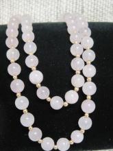 30" Rose Bead Necklace