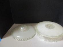 2 Vintage Ceiling Light Covers