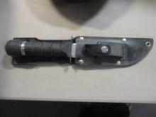 Stainless Hunting Knife in Sheath