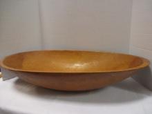 Antique Maple Oval Wood Dough Bowl