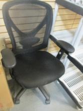 Black Ergonamic Staples Rolling Desk Chair