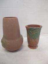 McCoy Unmarked Pottery Vases (Lot of 2)