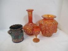 Carnival Glass Grouping