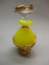 Vintage Perfume Bottle w/Stopper By Ion Tamaian 7 1/2"