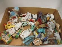 Vintage Pottery Figurines, Ring Dishes, Vases, etc.