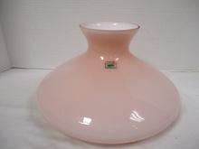 Opalescent Pink Glass Lamp Shade