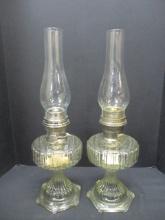 Clear Glass Aladdin Oil Lamp