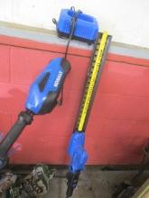 Kobalt 40v Pole Saw with 20" Hedge Trimmer and Saw Attachments