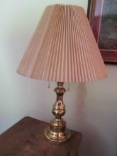 Brass Double Pull Chain Post Lamp