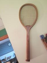 Vintage Geneva Wooden Tennis Racket