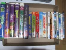 Children's and Family Themed DVD and VHS Movies