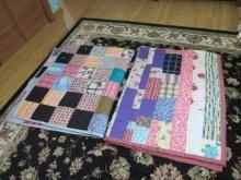 Two Old Hand Stitched Patchwork Quilts