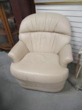 Leather Swiveling Gliding Rocker