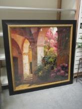 Baldwin Art Group Framed Terrace Scene Print