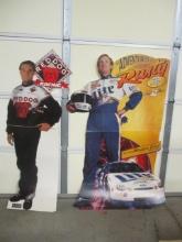 Rusty Wallace #2 Miller Lite and Kenny Wallace "Red Dog Racing" Cardboard